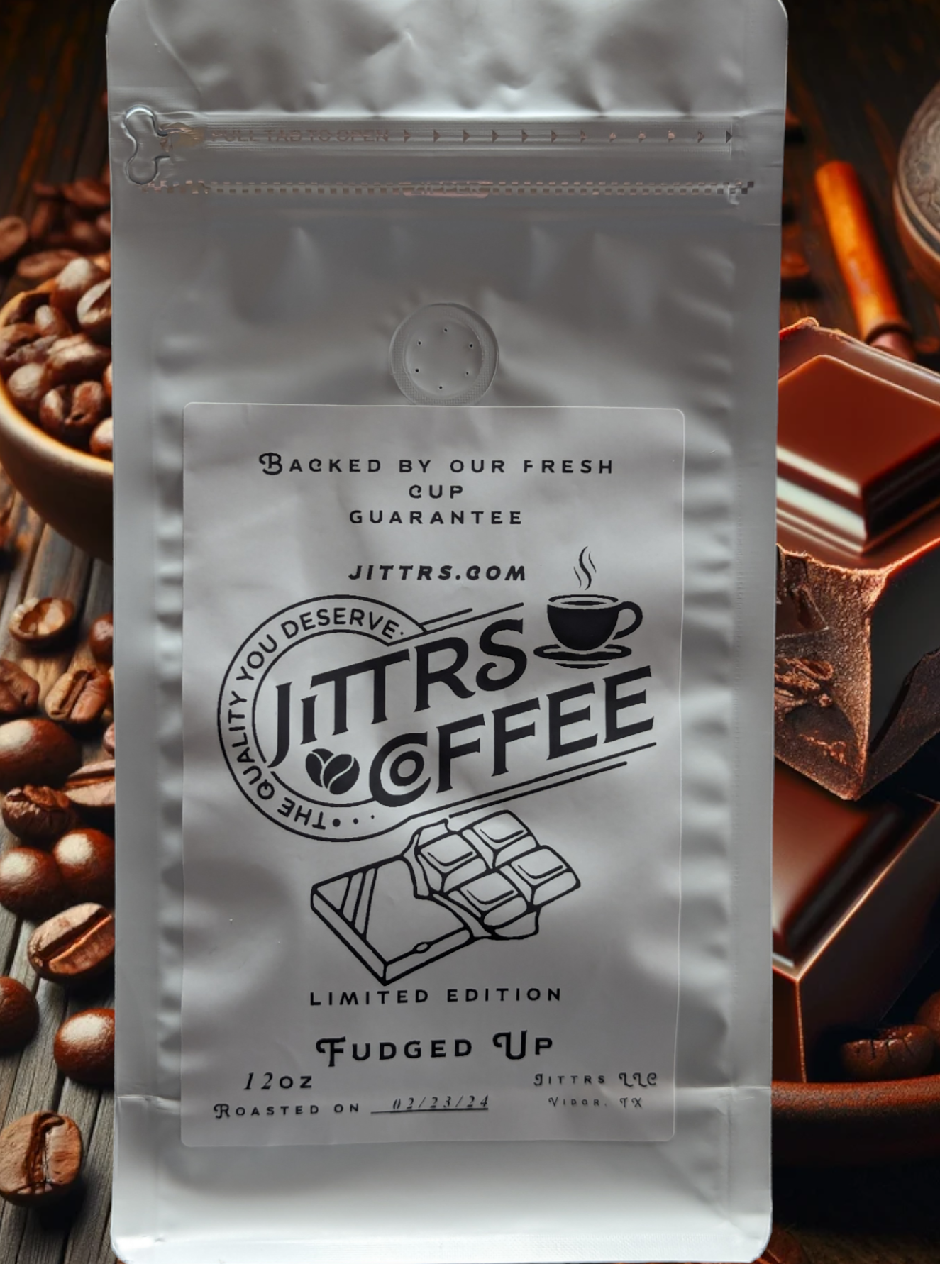 12oz bag- Jittrs: Fudged Up Coffee